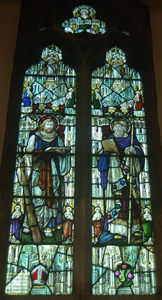 James Sheerman memorial window in north chapel of Saint Barnabas October 2008